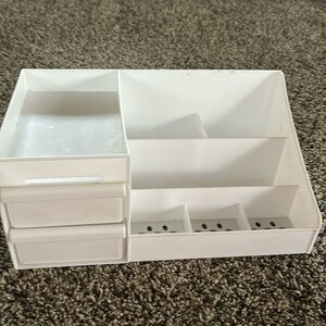 White product organizer
